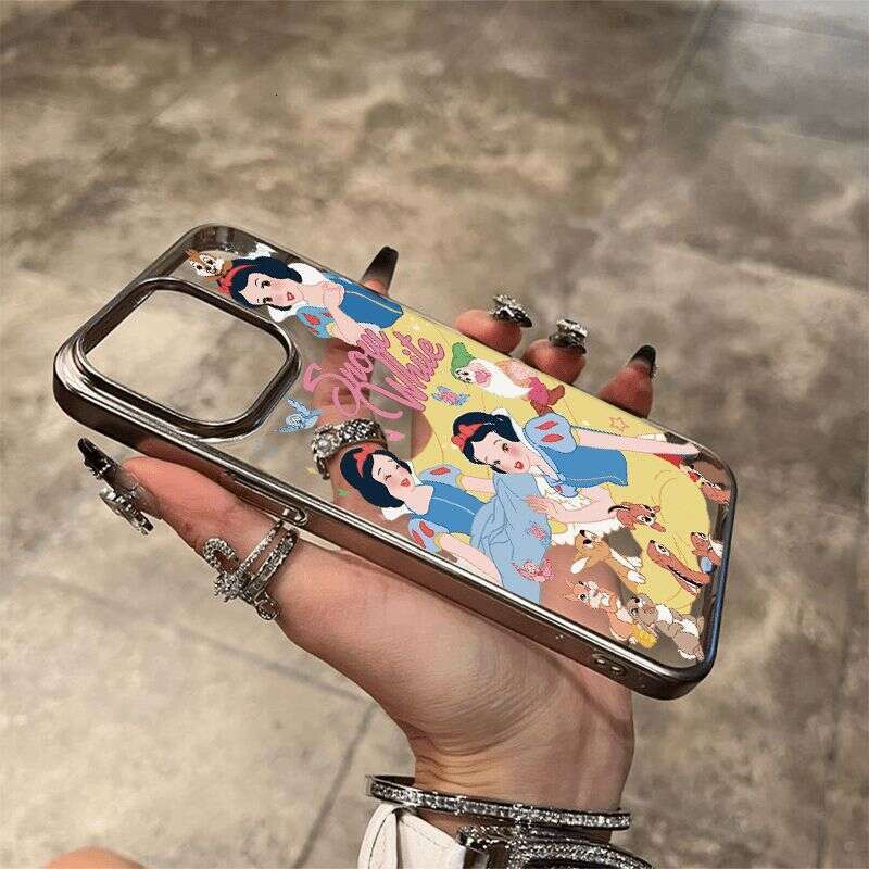 Snow White Suitable for Apple 15PROMAX Phone iPhone15 Creative 14PLUS Transparent 13 Soft Case 11 S260128
