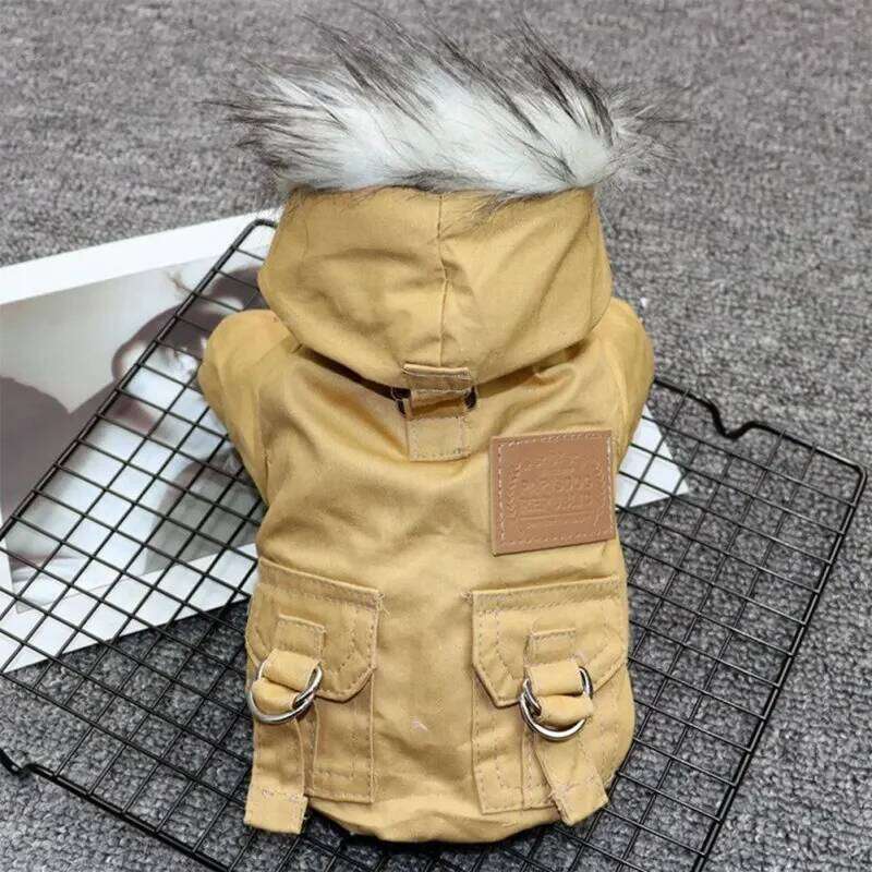 Winter Clothes Puppy Pet Coat Jacket For Small Medium Dog Thicken Warm Hoodie Pets Clothing XJ260127