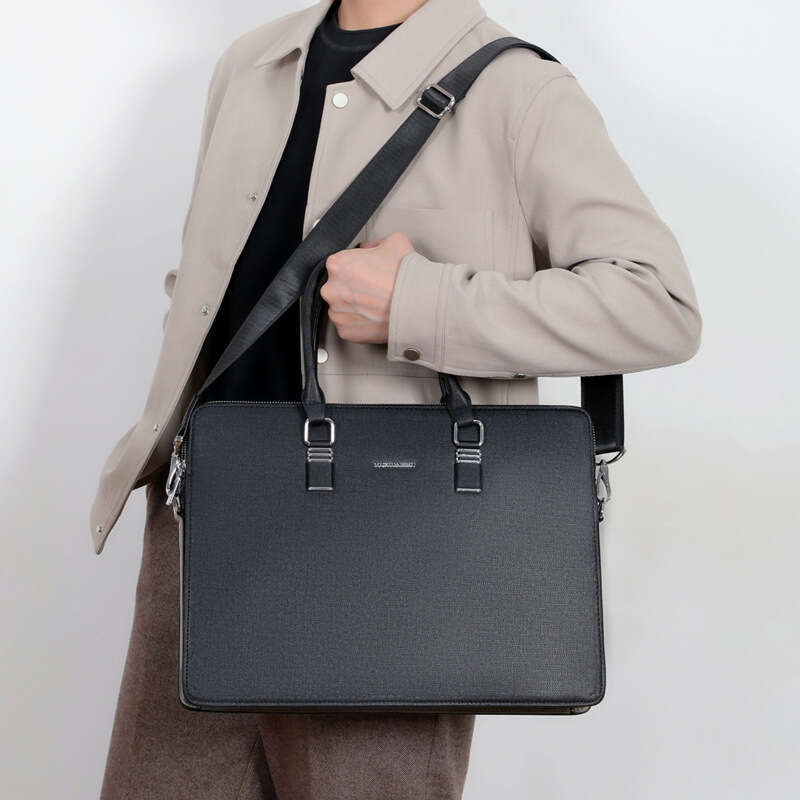 Luxury Shoulder Bags New Briefcase Business Casual Men S Waterproof Crossbody Large Capacity Laptop Bag SENYY