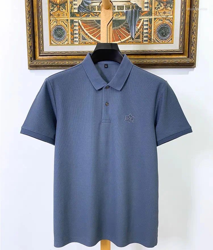 Men's Polos Cotton High-end Luxury Short Sleeve Polo Shirt 2026 Summer Designer Brand Embroidered T-shirt Fashion Wear - view 6