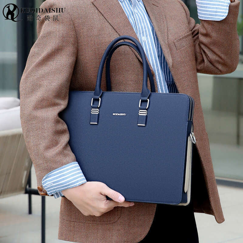 Luxury Shoulder Bags New Cool Kangaroo Shaped Double Zipper Men S Laptop Business Single Crossbody Bag SENYY