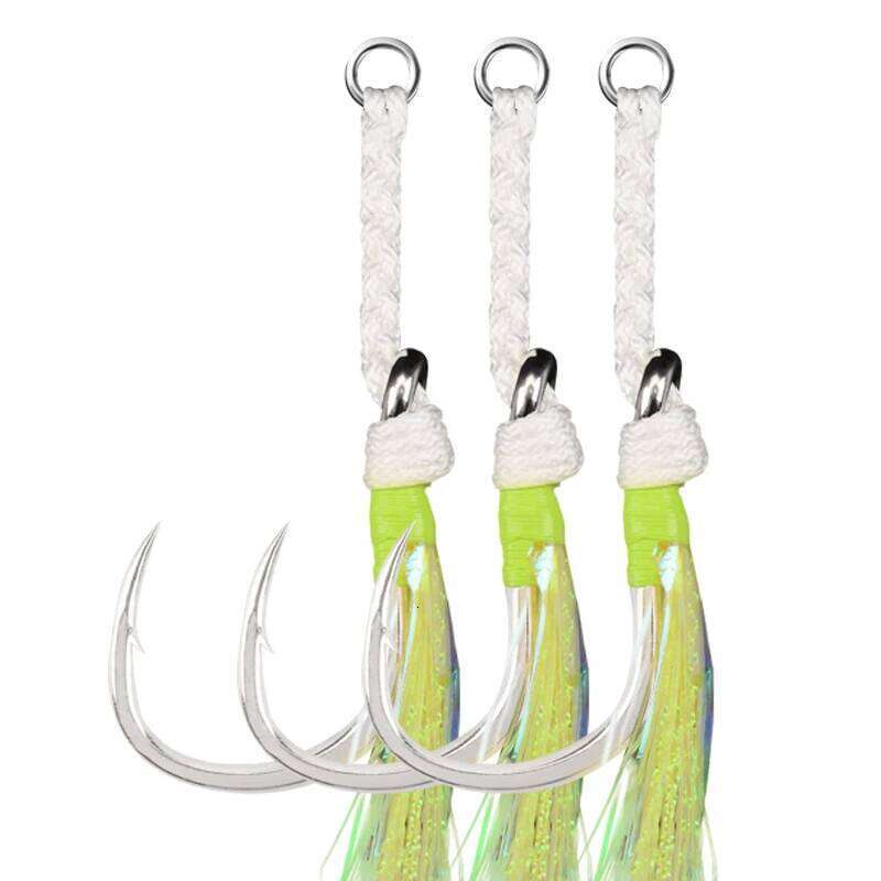 MAG Strong BG1-GT Single 3/0 5/0 7/0 9/0 11/0 Slow Jigging Hooks Fishing Jighook Assis hooks Fishhooks Jig Hook Z260128