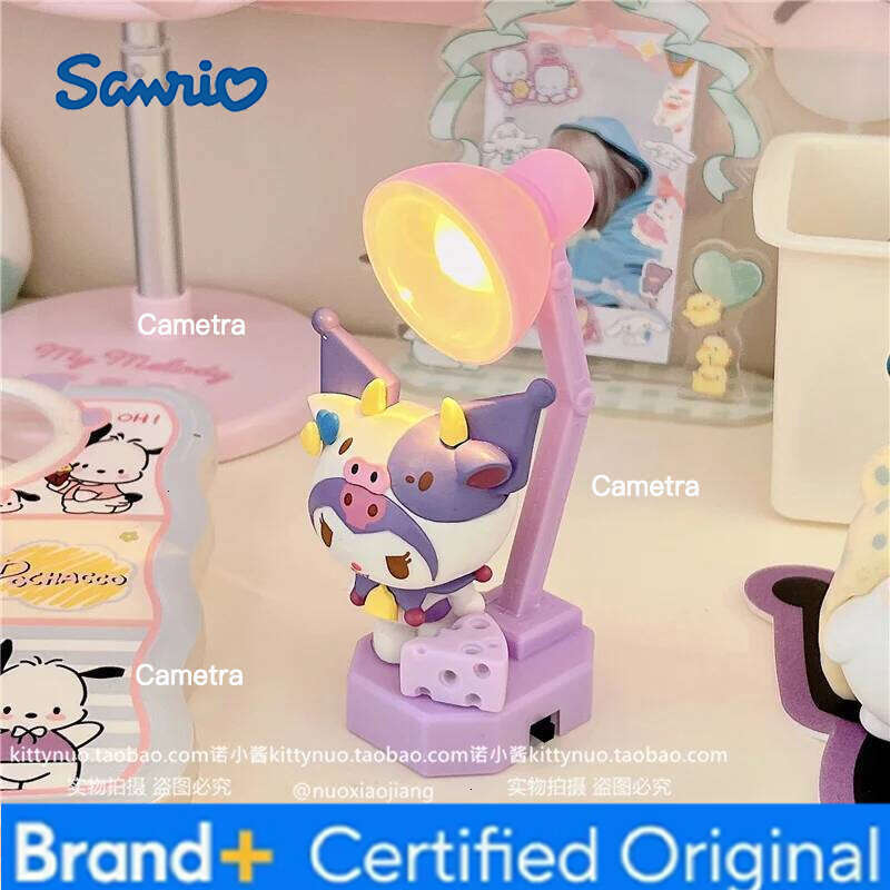 Sanrio Cartoon Kuromi Melody Pochacco Small Desktop Mini Table Night Desk Decorative For Girl Birthday Gift Lamp Diy H2601281