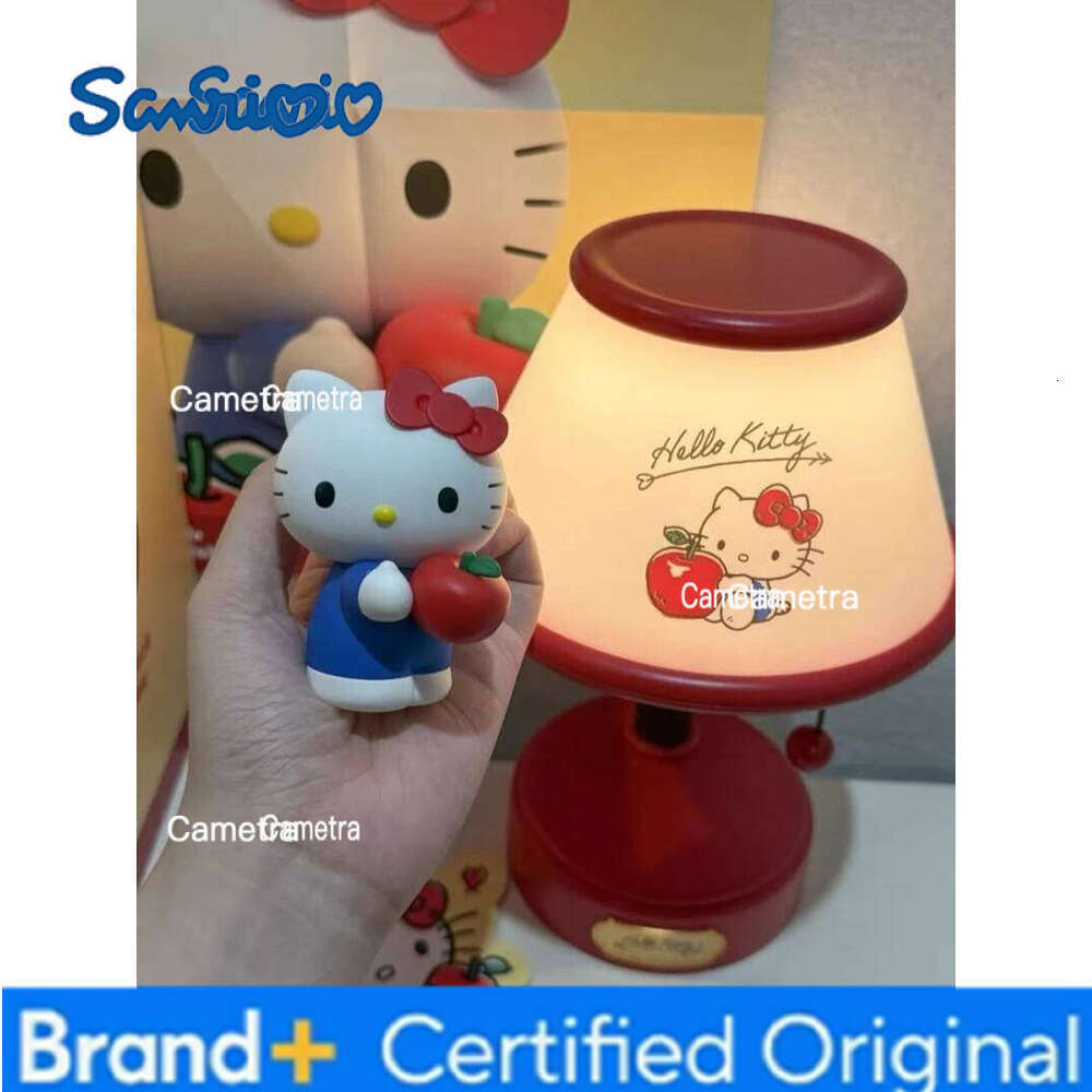 Sanrio New Hellokitty Desk Lamp Cartoon Cute Bedroom Sleep Atmosphere Nightlight Bedhead Desktop Ornament Birthday Gift H2601281