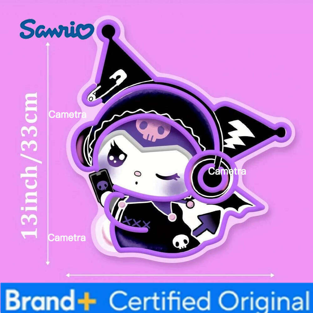 Sanrio Kuromi Neon Sign Gothic Cute LED Night Light USB Dimmable for Girls Bedroom Game Room Theme Hotel Decor Birthday Gift H260128