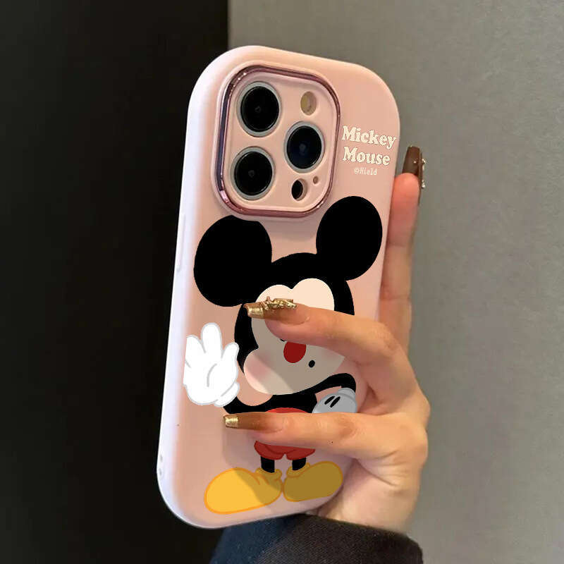 Hello Mickey Compatible with Apple 17 Pro Max Precision Hole Plus-size Phone Case iPhone 16/15/14/13 New S260128