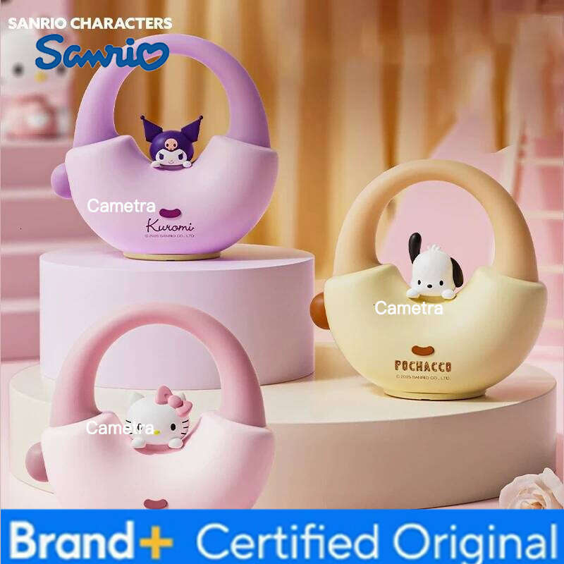 Sanrio Anime Hello Kitty Kuromi Pochacco Cartoon Handbag Style Silicone Night Kawaii Ambient Light Ornament Gift H260128