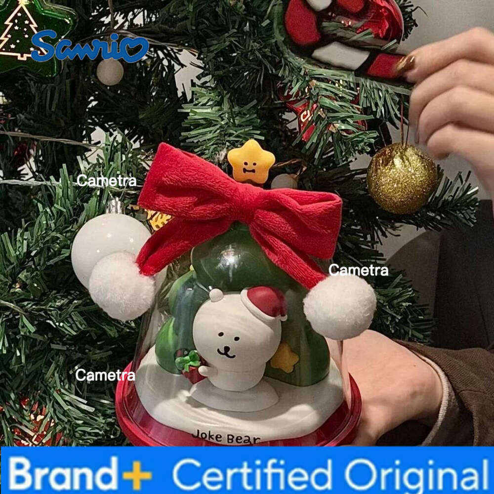 Sanrio Genuine Joke Bear Co-Branded Lights Kawaii Bell-Shaped Bedside Lamp Christmas Gifts Table Lamps Decorative Ornaments H2601281