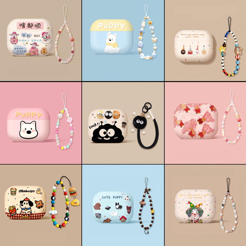 Suitable for AirPods 4th Generation Protective Pro 3 Apple with Lanyard Wireless Phone Bluetooth Earphone Case New Model
