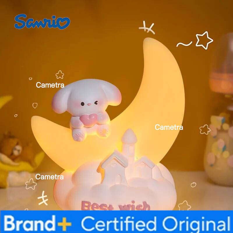 Sanrio Sweetheart Dog Cartoon Night Light Creative Bedroom Bedlight Decoration For Children'S Birthday Gift Cute Animal Shape Lamp H260128