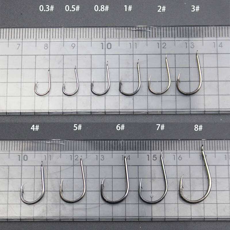 100pcs/Lot Hooks Fishhooks Accessories Supplies Lures Carp Fishing Tackle Barbed 7 Sizes lure Tool Z260128