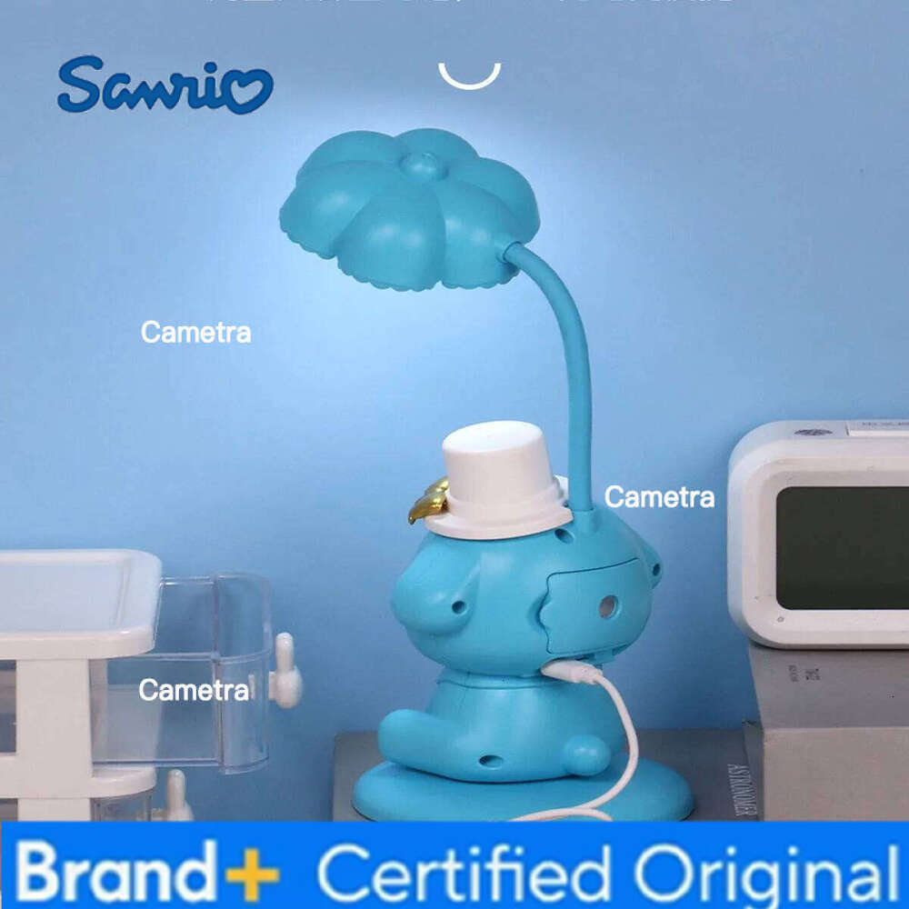 Sanrio Cartoon Anime Bedroom Desk Cinnamoroll Kuromi Melody Action Model USB Luminous lamp Decoration Children Gift H26012811