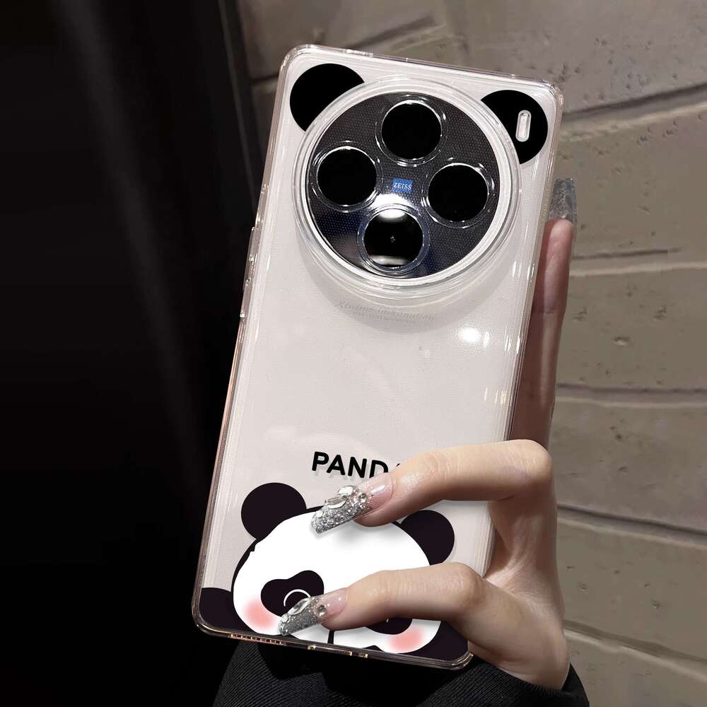 Compatible Phone Case New Vivo X100S Pro Full Protection Anti-drop X100 Ultra Cute Panda S260128