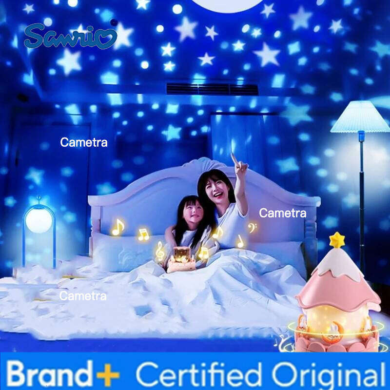 Sanrio Star Galaxy Night Kids 360 Rotating Baby Ceiling Projector With Dimmable Light For Bedroom H260128