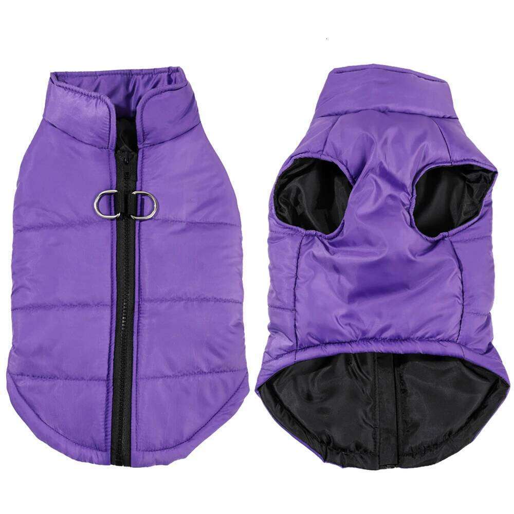 Waterproof Pet Dog Jacket For Small Medium Dogs Cats Winter Warm Puppy Coat Vest With D-ring Solid Color Chihuahua Pug Clothing XJ260127