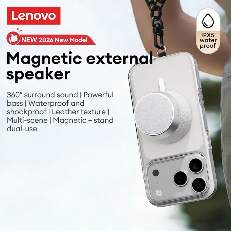 Lenovo HD103Pro Bluetooth 5.4 Speaker Portable TWS Dual Device Connection Laptop Speaker Deep Bass Speaker Long-Lasting Battery Life Outdoor Camping M