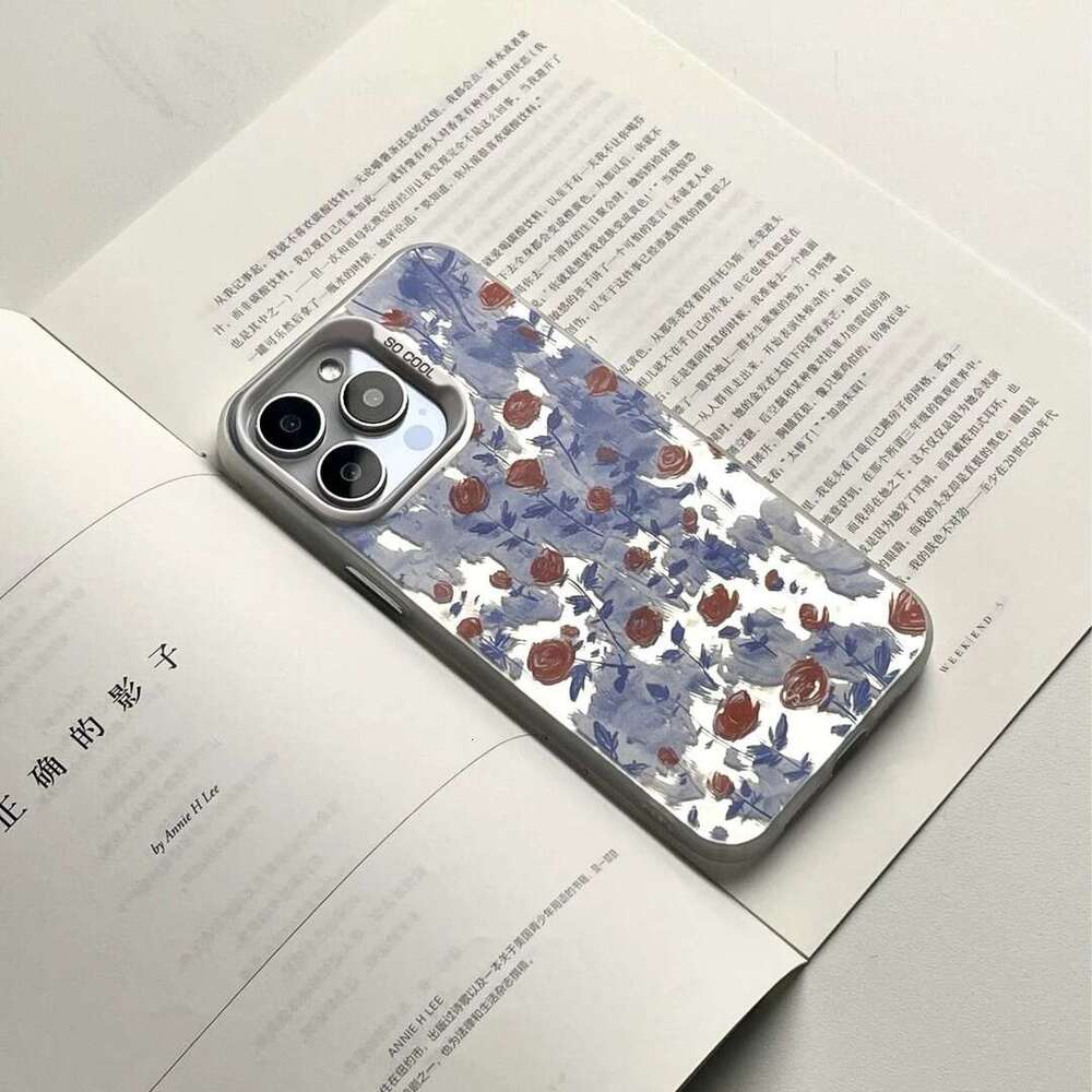 Blue Rose Compatible with Samsung S23 FE Phone Case S25 Ultra/Note 20/S24 Plus/S21/A06/A54 S260128