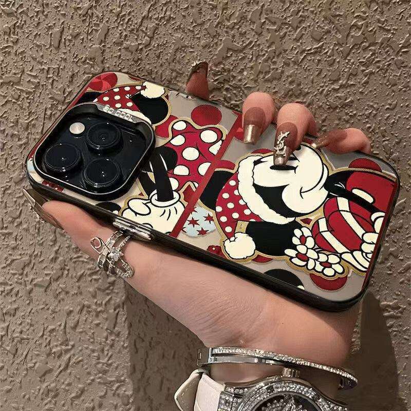 Christmas Mickey Compatible with Apple 17 Pro Max Phone iPhone 16 Vitality Case Japan and South Korea 15/14/13 S260128