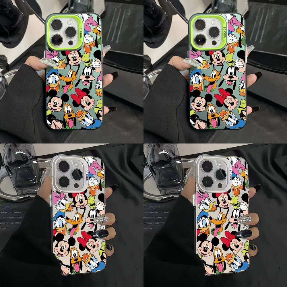 Mickey Family Avatar Compatible with Apple 15 Pro Phone Case iPhone 12 Shockproof 13 Cute XS Max Hard S260128 dca