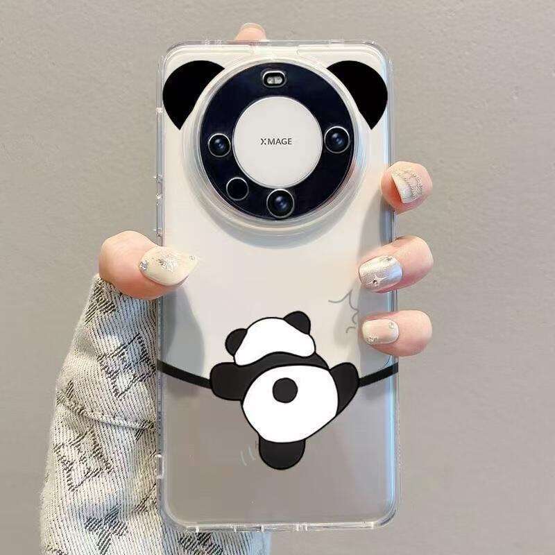 Naughty Panda Compatible with P70 Transparent Mate 70 Huawei Phone Case Honor 300 Shockproof Nova 13 Pro S260128