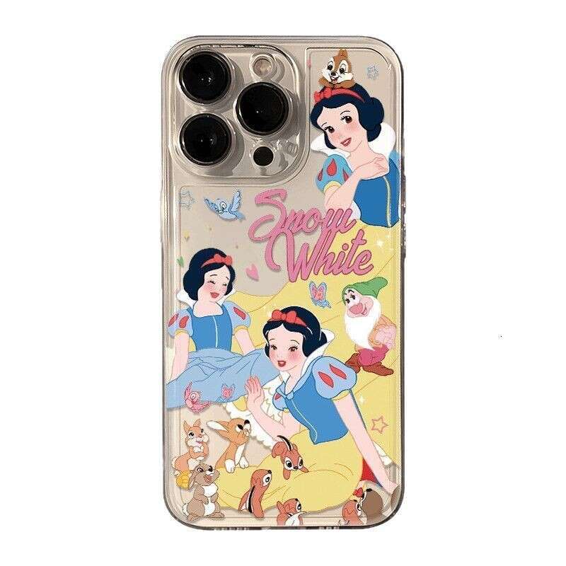 Hot-selling Snow White Phone Compatible with Apple 16 Pro Max/15 Cartoon 14/13/12 Transparent Space Case x S260128