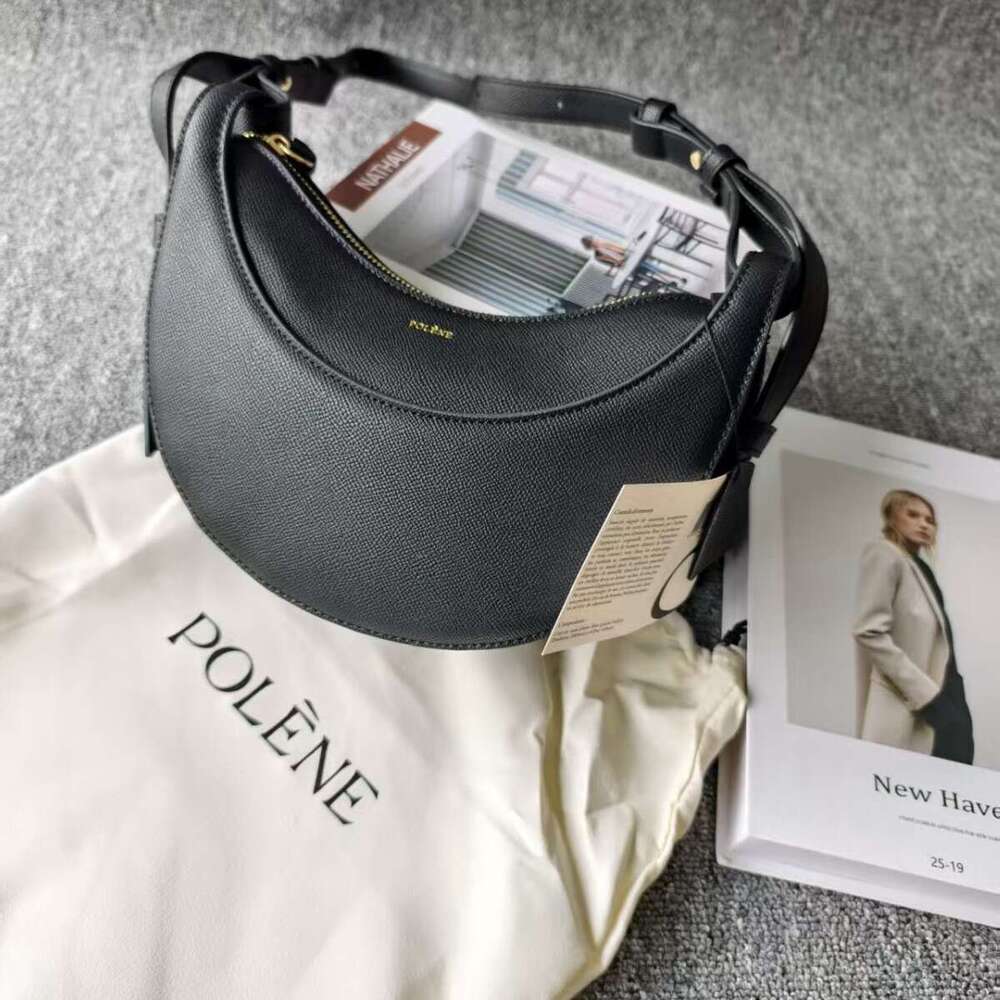 Luxury Shoulder Bags Totes Hobo Crescent Niche Design Half Moon Genuine Leather Crossbody Underarm Bag For Women SENYY