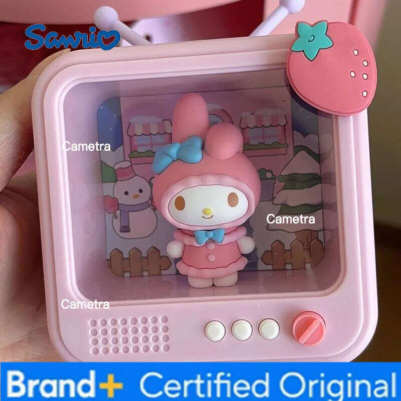 Sanrio Tv Nightlight Hello Kitty Cute Kuromi Cartoon Melody Creative Cinnamoroll Desktop Decoration Birthday Gift H260128