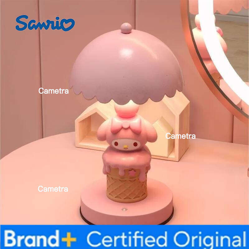 Sanrio Hello Kitty kuromi My melody high value table for girls bedroom bedside decorative lamp ornaments exquisite birthday gifts H2601281