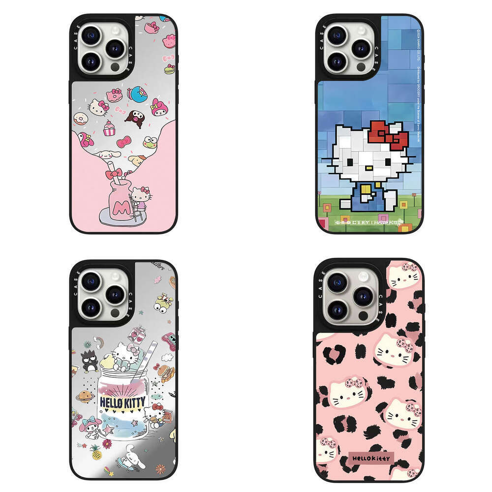 Cartoon Co-branded Graffiti Cute KT Cat Compatible with iPhone 17 Max Phone Case Apple 16 Pro Shockproof 15 S260128 3b8