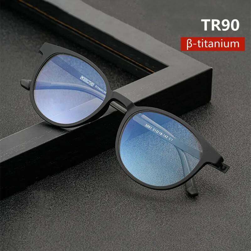 Photochromic Reading Glasses Men Anti Blue Light Computer Presbyopia Round Frame Eyeglasses Change Color Eyewear +0.75 1.50 2.50 26Y0128