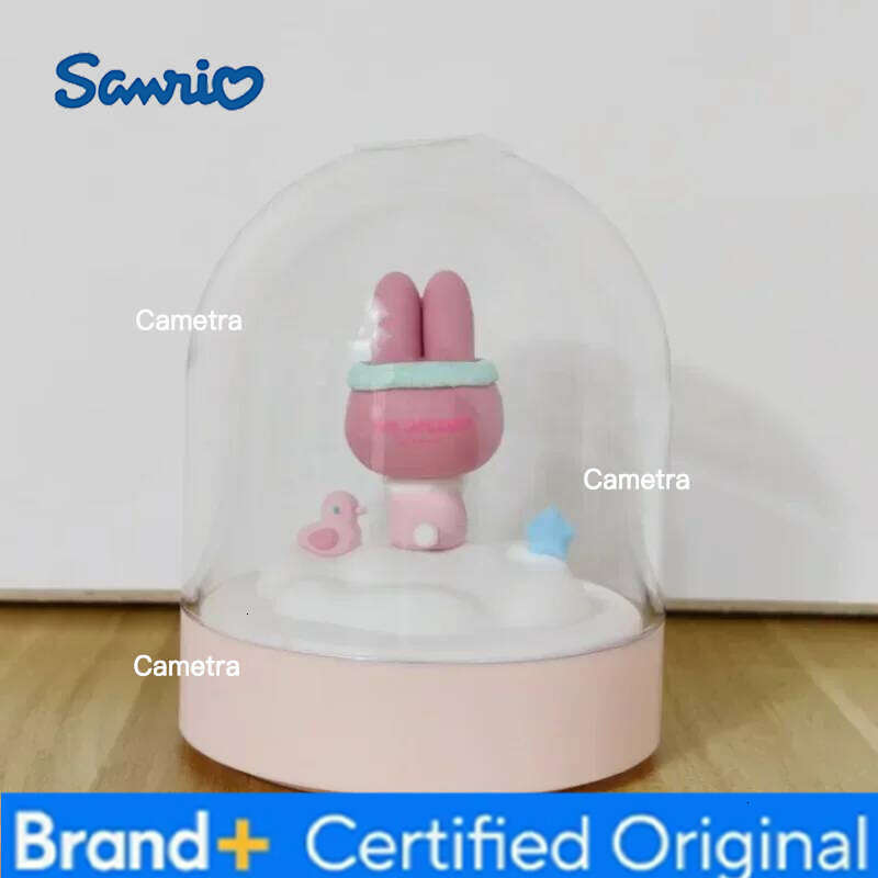 Sanrio Cute Luminous Decor Desktop Model Ornaments Kuromi Cinnamoroll Small Night Light Children's Birthday Gift Toy H260128