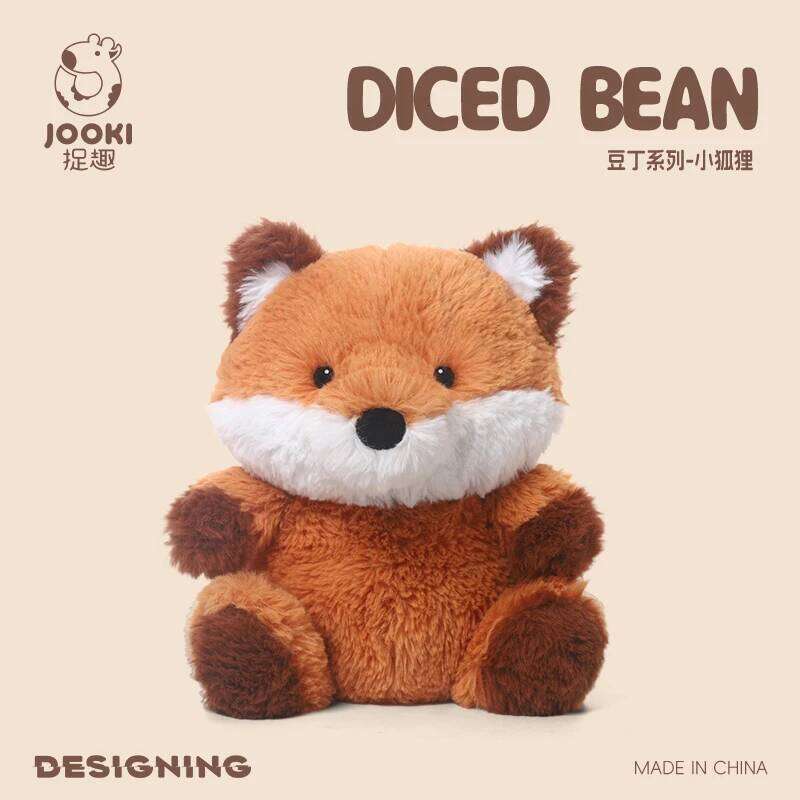 Soft Lovely Fox Plush Toy Stuffed Animal Pillow Kids Baby Girls Boys Sleep Accompany Anime Gift for Back to School Birthday Y260128