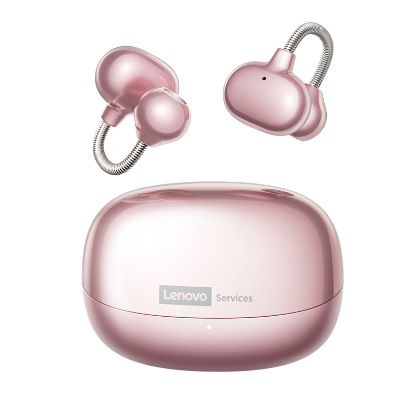 Lenovo LES-120 Spring Earhook Earphones Wireless Bluetooth 6.0 Headphones Smart Call Noise-Canceling Gaming Headset Hi-Fi Sound Quality Music Earbuds