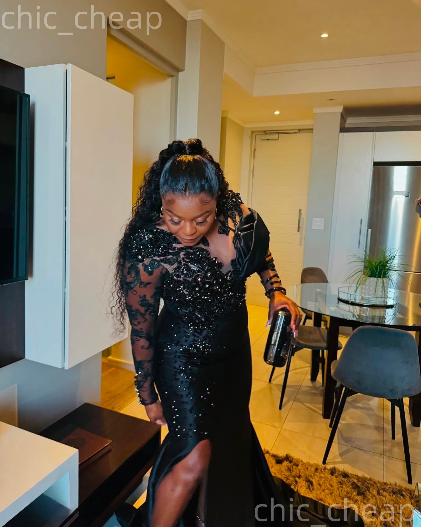 2026 Plus Size Black Mermaid Mother Of Bride Dresses Lace Crystals Beaded Satin Vintage Evening Party Mama's Dress 50's Birthday Wedding Gue