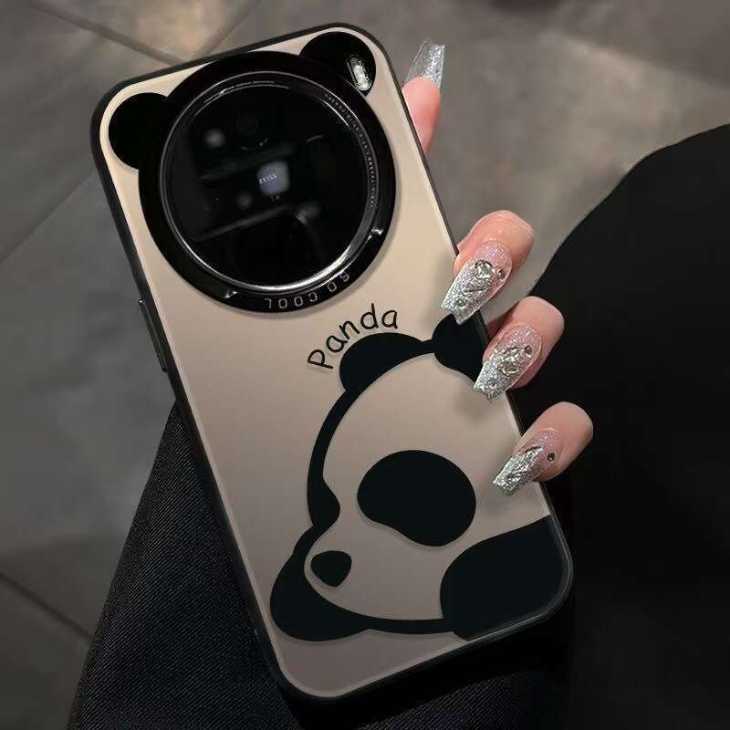 Panda Pattern Compatible with Huawei Mate70Pro Phone Case P70 New Model Honor 100Pro/Nova12/P60/ S260128