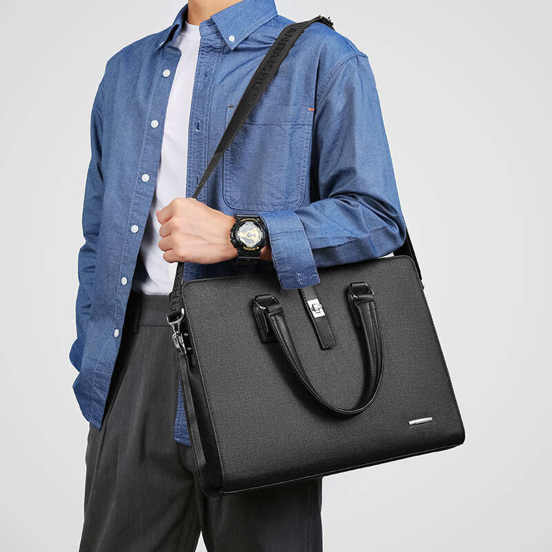 Luxury Shoulder Bags Fashion Handbag Horizontal Business Commuter Briefcase Men S A File Laptop Bag Gift SENYY