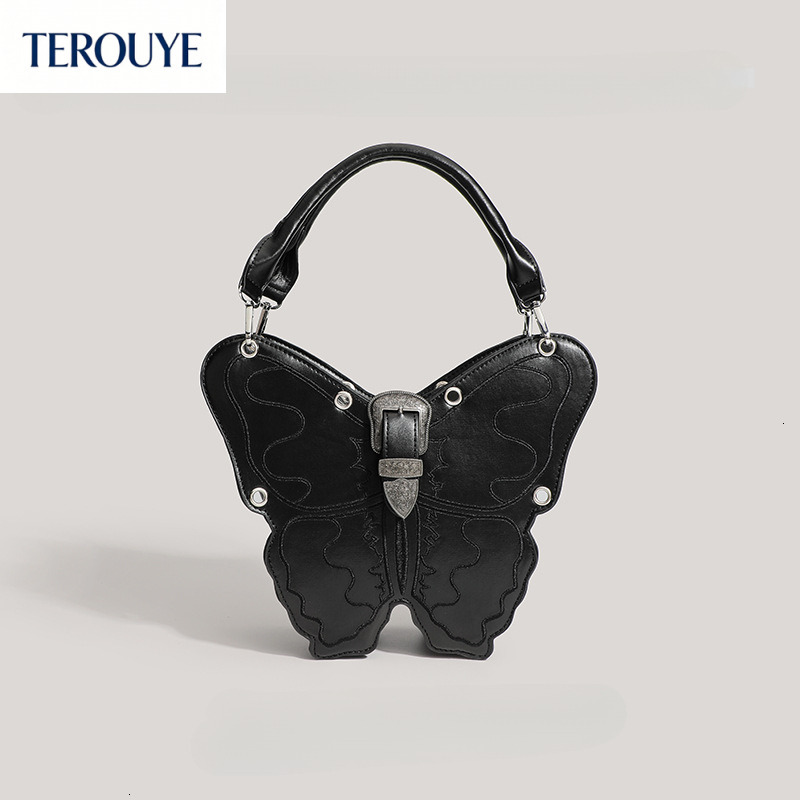 TEROUYE Autumn/Winter bag New French Style Butterfly Bag Fashion Handbag Versatile Trendy Style Women's bag Shoulder Bag