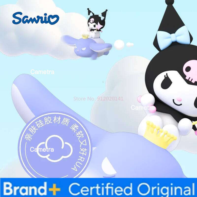 Sanrio Genuine New Kuba Series Luminous Toys Night Anime Kuromi Atmosphere Lamp Bedlight Decor Ornament Girls Gifts H260128