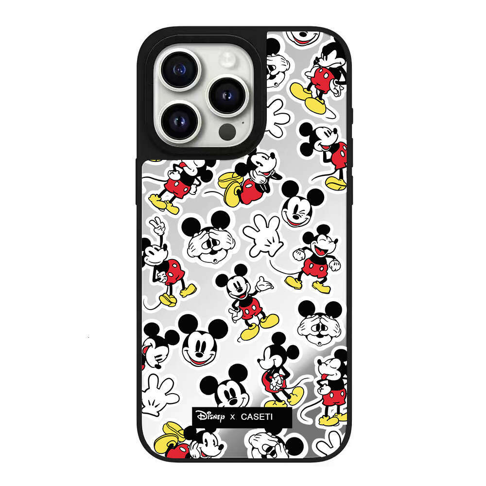 Compatible iPhone 16 Cartoon Mouse Apple 17 Air Collaboration High-Quality Mirror 15 Trendy Brand C Case S260128