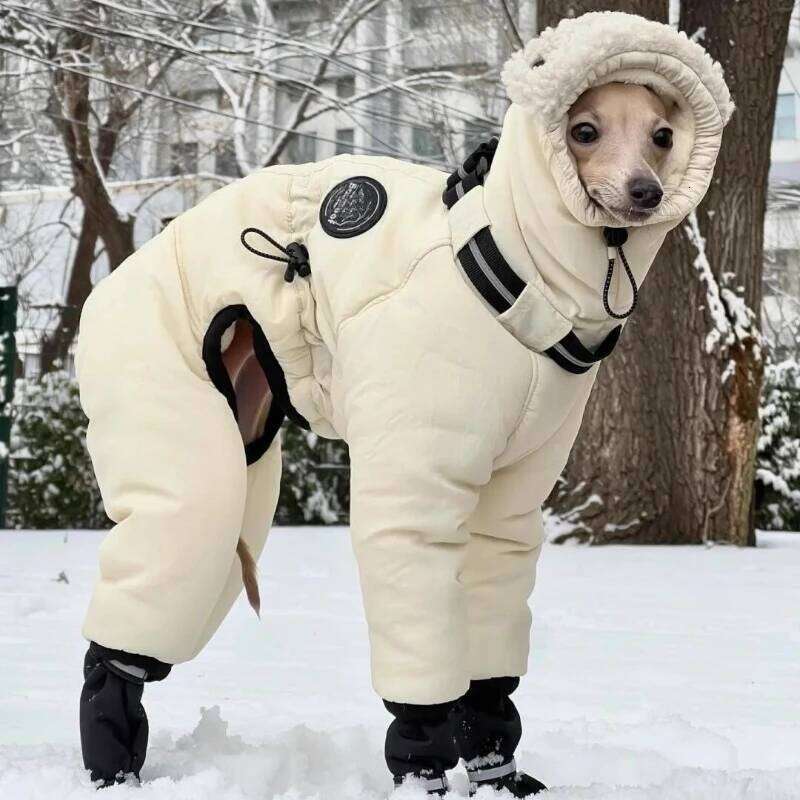 Winter Versatile Cotton Greyhound Dobbin Alaska Large Dog Cold Clothes Pet Outfits Puppy Warm Jackets XJ260127