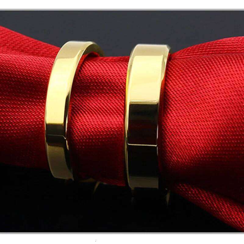 4mm 6mm 8mm Wide Stainless Steel Rings High Polished 2020 New Fashion Classic Generous For Men's And Women's Ring Jewelry Gi XJ260127