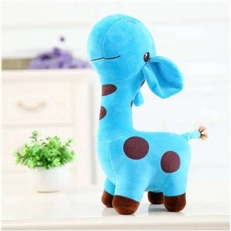 18cm Unisex Cute Gift Plush Giraffe Soft Toy Animal Dear Doll Baby Kid Child Christmas Birthday Happy Colorful Gifts Y260128