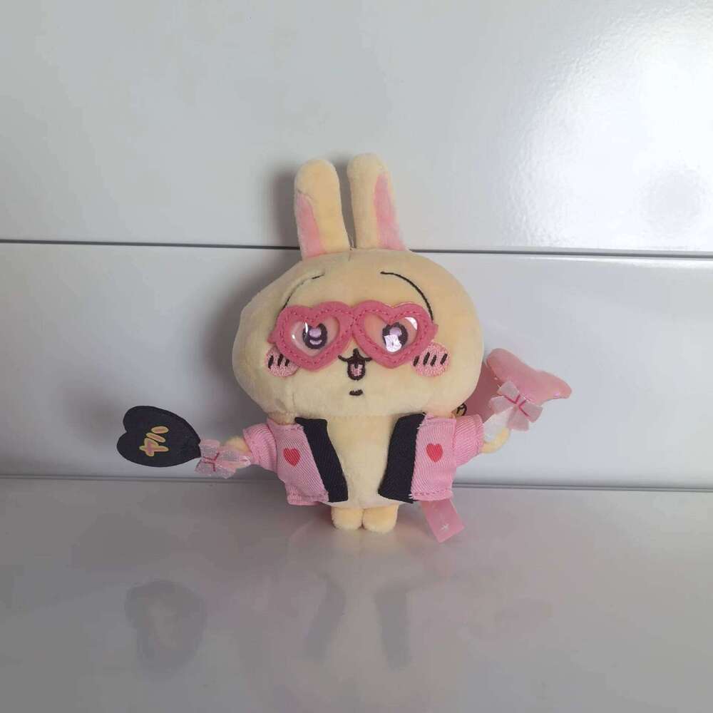 New Chiikawa Plush Big Eyes Peripheral Support Rabbit Usachi Usagi Concert Cute Doll Bag Pendant Back Packaging Decoration Y260128