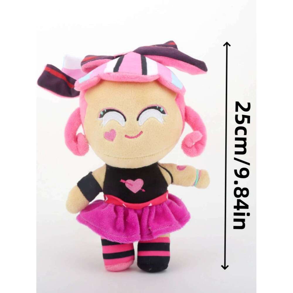 25cm Shadow Milk Plush Toy Game Peripheral Doll Cute Cartoon Run Kingdom Ghining Glitter Cookie Kid Birthday Gifts Y260128