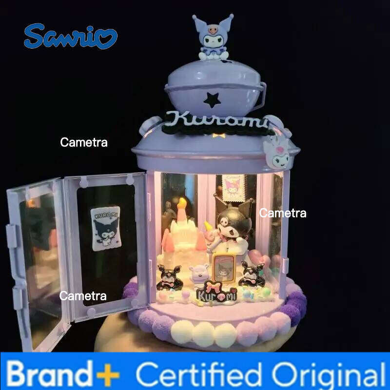 Sanrio Kawaii Night Light Hello Kitty Kuromi Hot DIY Table Lamp Cute New Desktop Toy Decor Ornament Birthday Xmas Girls Gift H260128
