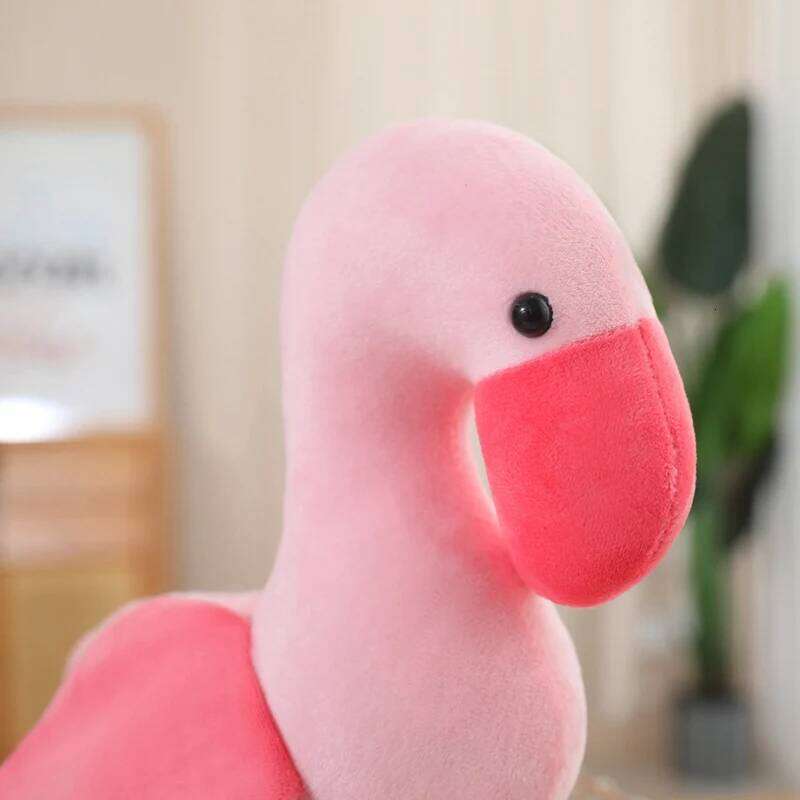 15cm/25cm Cute Pink Plush Toys Soft Cartoon Flamingo for Kids&Girlfriend Holiday Birthday Xmas Gifts Home Decor Y260128