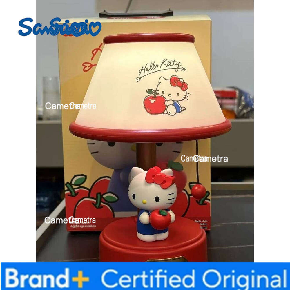 Sanrio New Hellokitty Desk Lamp Cartoon Cute Bedroom Sleep Atmosphere Nightlight Bedhead Desktop Ornament Birthday Gift H2601281