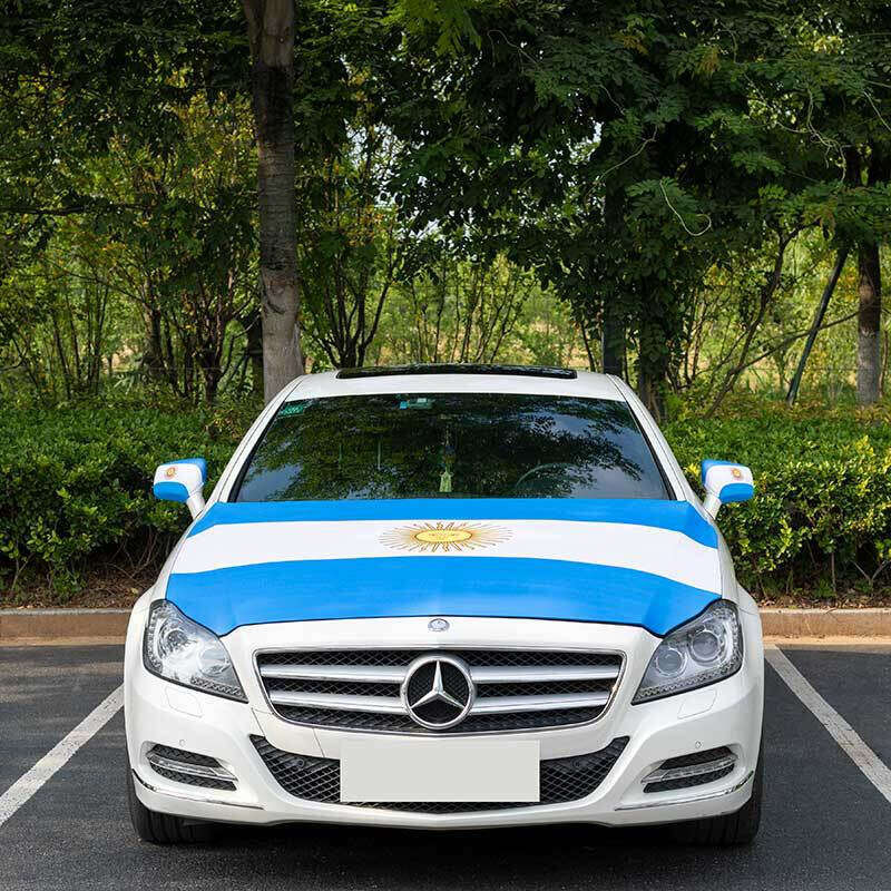 USA Canada Mexico 2026 World Cup Argentina Cheering Props Hand-Waving Fan Scarf Mirror Cover Car Flag