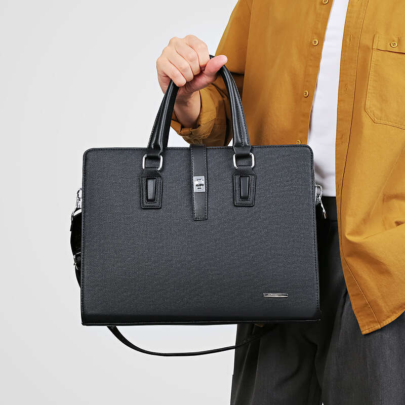 Luxury Shoulder Bags Fashion Handbag Horizontal Business Commuter Briefcase Men S A File Laptop Bag Gift SENYY