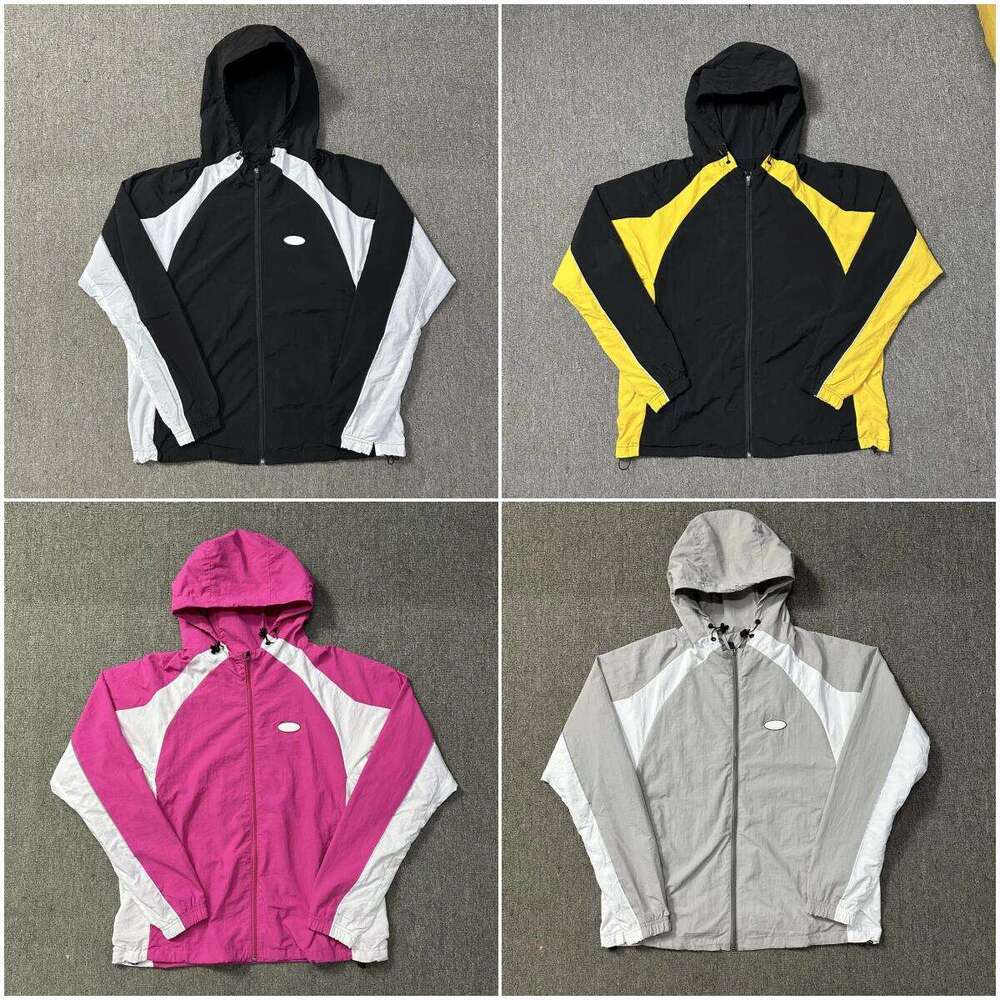zipper hoodie Men coat retro hoodies Hip Hop Sweatshirt Windproof street sports suit fashion Mens Designer Jackets windbreaker jacket